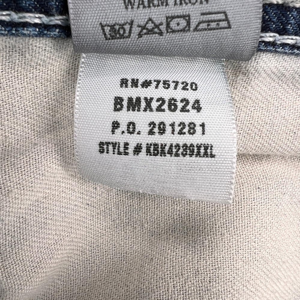 BKE Tyler Straight Leg Jeans Men 36XXL 37x37 Blue Medium Wash Denim Americana - Picture 13 of 14